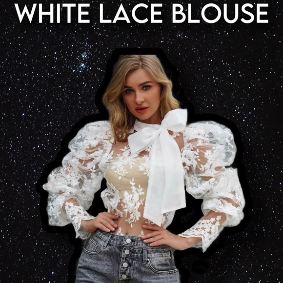 SHEIN Tops - ✨LACE BLOUSE✨